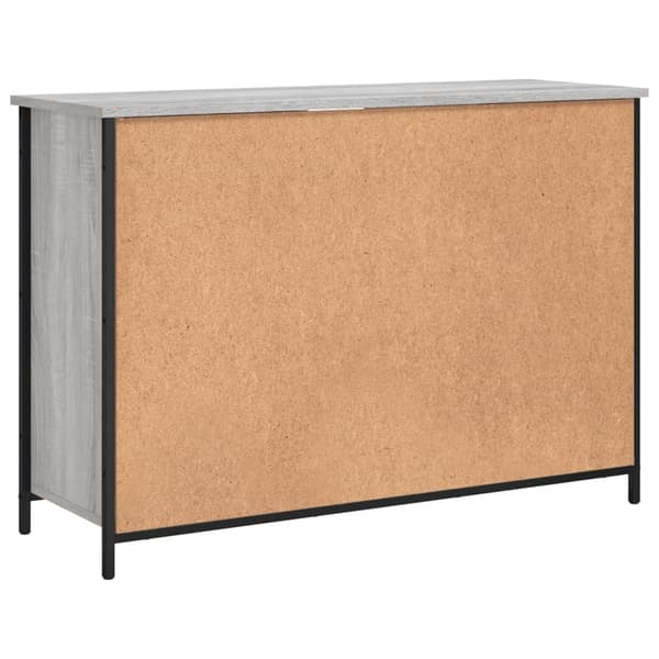 vidaXL Skänk grå sonoma 100x35x70 cm konstruerat trä Grå