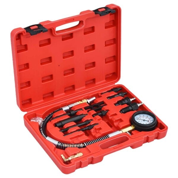 vidaXL Kompressionstest kit för dieselmotor 12 delar