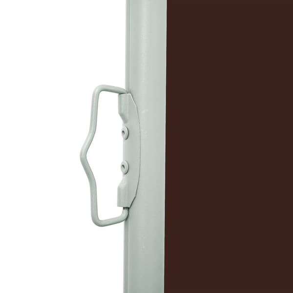 vidaXL Infällbar sidomarkis 600x160 cm brun Brun