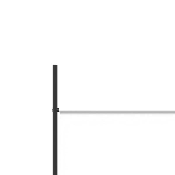 vidaXL Rumsavdelare 4 paneler vit 200x200 cm tyg Vit