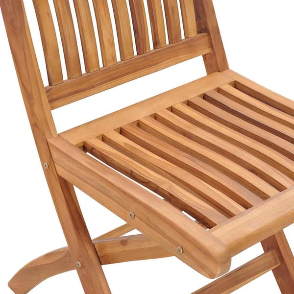 vidaXL Trädgårdsstolar med beige dynor 2 st massiv teak Beige