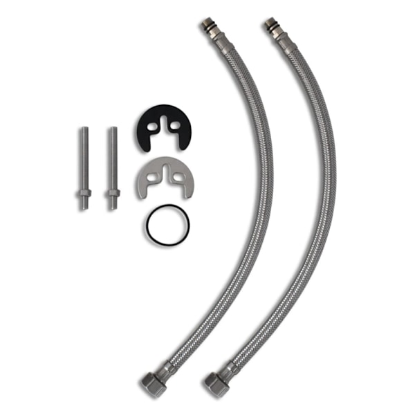 vidaXL Bidéblandare 2 st krom Silver