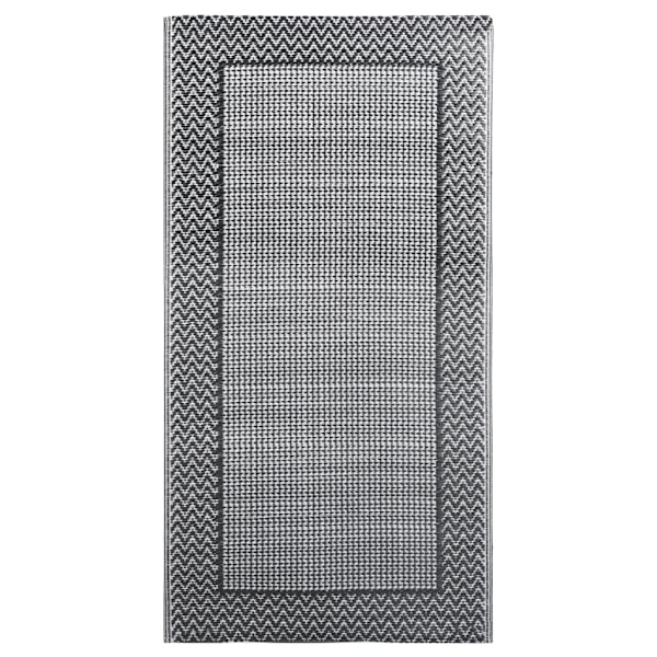 vidaXL Utomhusmatta grå 80x150 cm PP grå