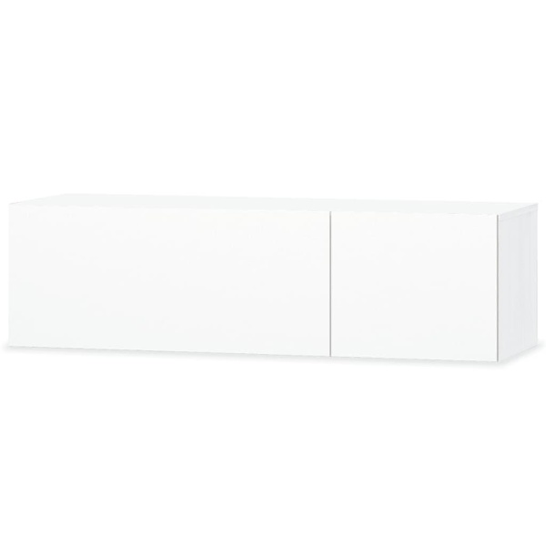 vidaXL TV-möbel spånskiva 120x40x34 cm vit högglans Vit