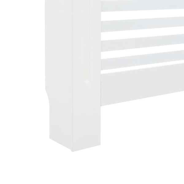 vidaXL Elementskydd vit 112x19x81,5 cm MDF Vit
