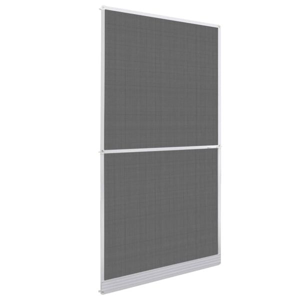 vidaXL Nätdörr med gångjärn 120 x 240 cm vit Vit