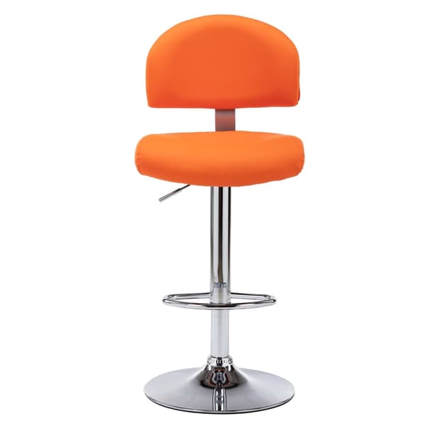vidaXL Barstol orange konstläder Orange