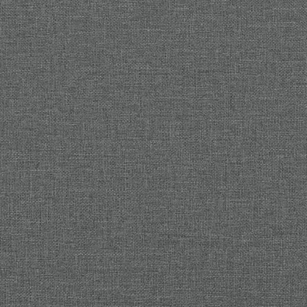 vidaXL L-formad bäddsoffa mörkgrå 279x140x70 cm tyg Grå
