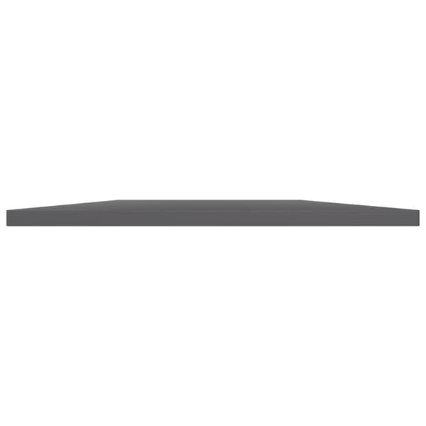 vidaXL Hyllplan 8 st grå högglans 40x50x1,5 cm konstruerat trä grå