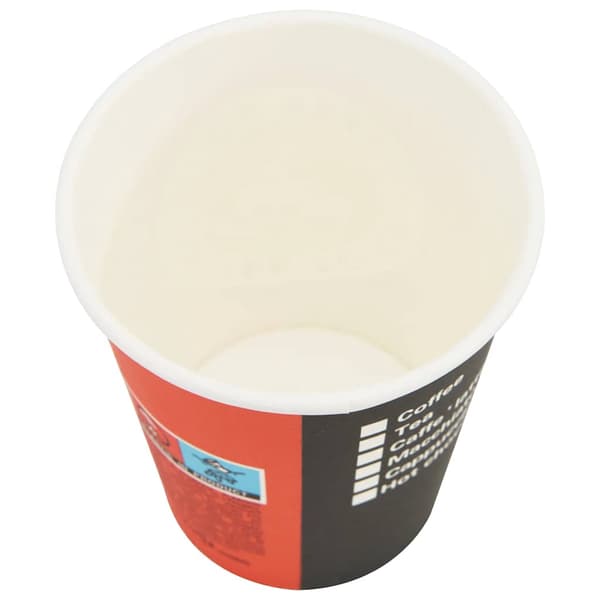 vidaXL Engångsmuggar för kaffe 1000 st papper 8 oz/~240 ml multifärg