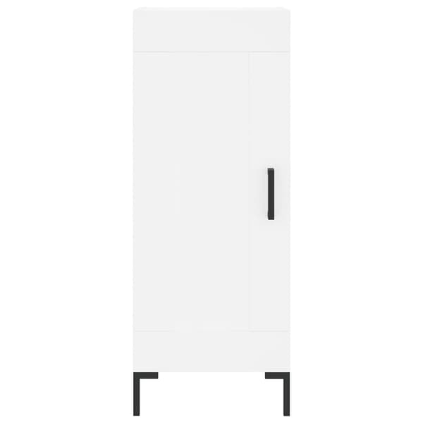 vidaXL Högskåp vit 34,5x34x180 cm konstruerat trä Vit