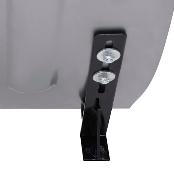 vidaXL Snöblad till gräsklippare 100 cm Silver