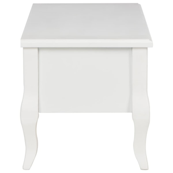 vidaXL TV-bänk 100x35x35 cm vit trä Vit