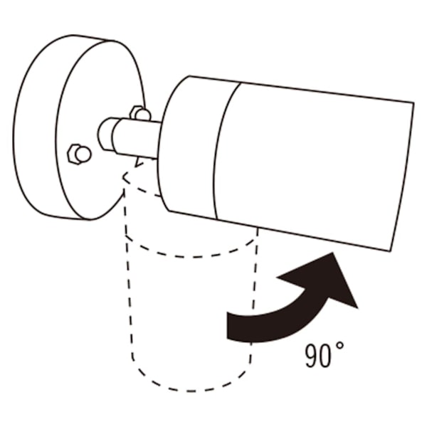 KONSTSMIDE Vägglampa Modena justerbart 1x7W matt svart Svart