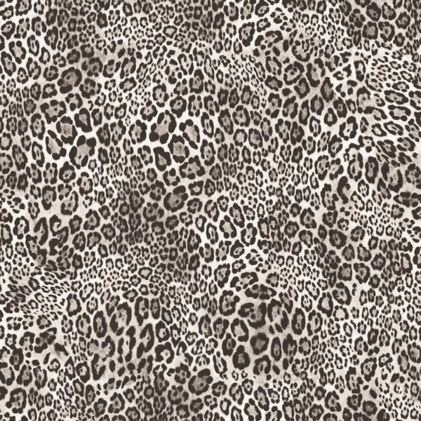 Noordwand Tapet Leopard Print svart Svart