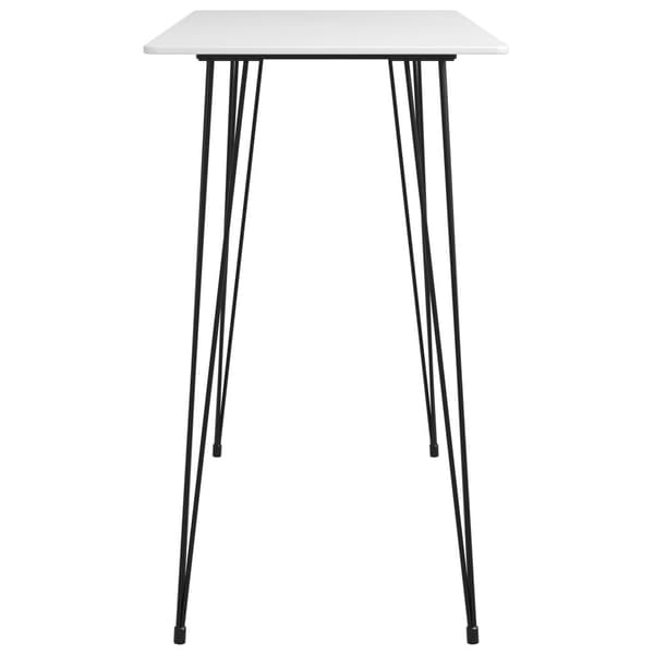 vidaXL Bargrupp 5 delar vit Vit