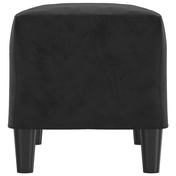 vidaXL Bänk svart 70x35x41 cm sammet art