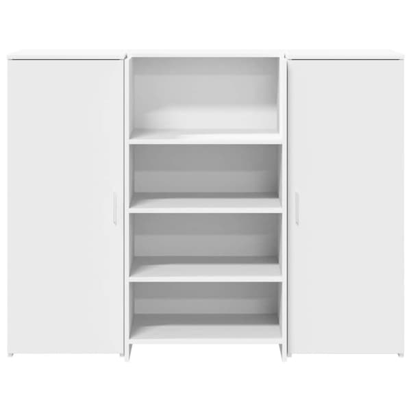vidaXL Receptionsdisk vit 135x50x103,5 cm konstruerat trä Vit