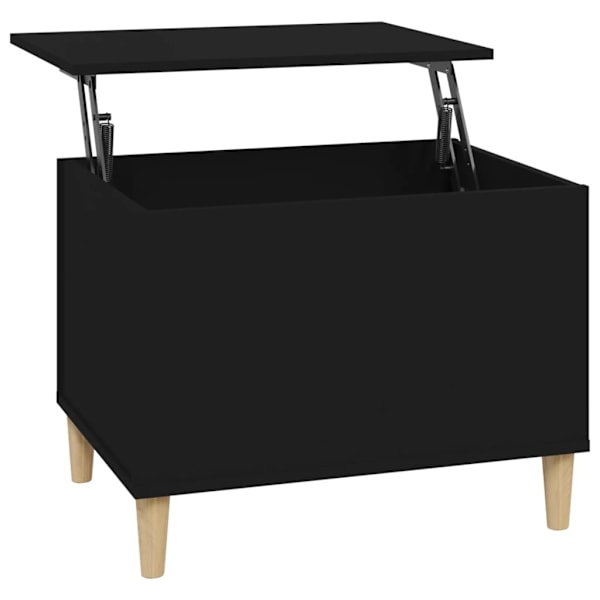vidaXL Soffbord svart 60x44,5x45 cm konstruerat trä Svart