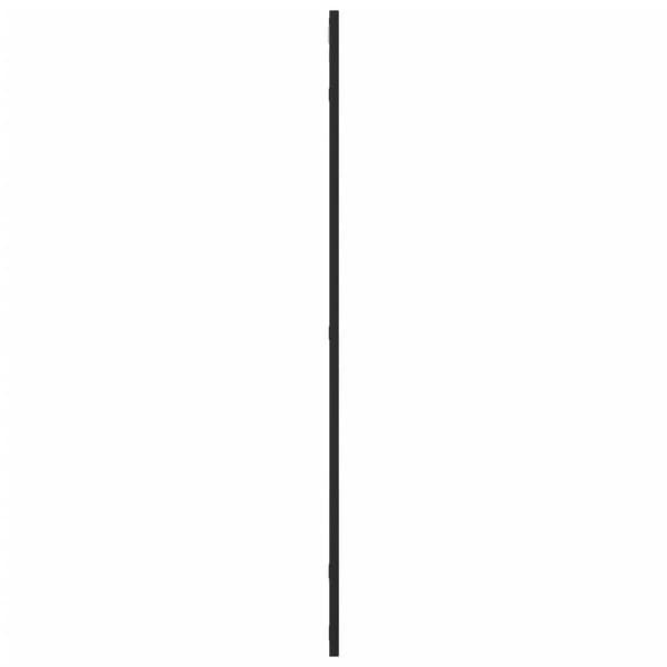 vidaXL Väggspegel svart 50x100 cm rektangulär järn art