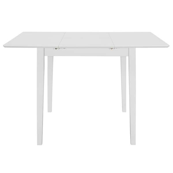 vidaXL Matgrupp 5 delar MDF vit Vit