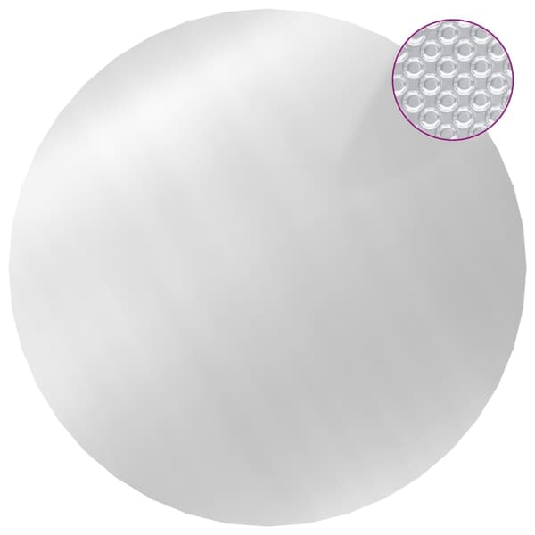 vidaXL Poolskydd silver 455 cm PE Silver