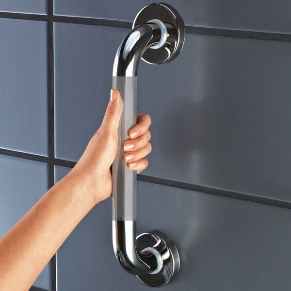 RIDDER Stödhandtag 30 cm rostfritt stål krom A0013011 Silver