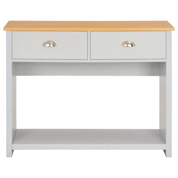 vidaXL Konsolbord grå 97x35x76 cm grå