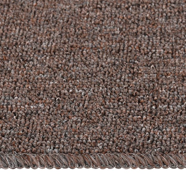 vidaXL Trappstegsmattor 15 st 75x20 cm brun rektangulär Brun