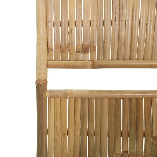 vidaXL Rumsavdelare 4 paneler bambu 160x180 cm Brun