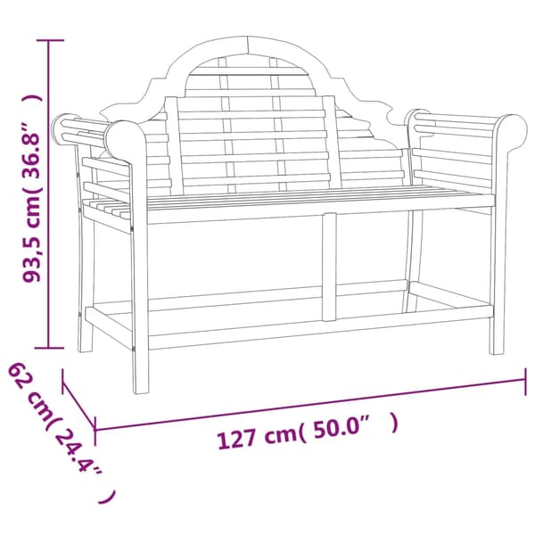 vidaXL Loungegrupp 4 delar massiv teak Brun