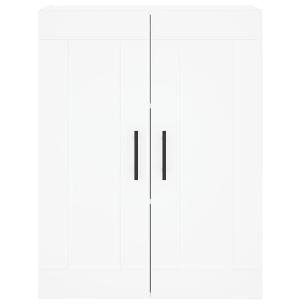 vidaXL Högskåp vit 69,5x34x180 cm konstruerat trä Vit