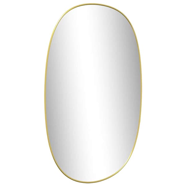 vidaXL Väggspegel guld 70x45 cm Guld