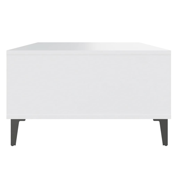 vidaXL Soffbord vit 103,5x60x35 cm konstruerat trä Vit