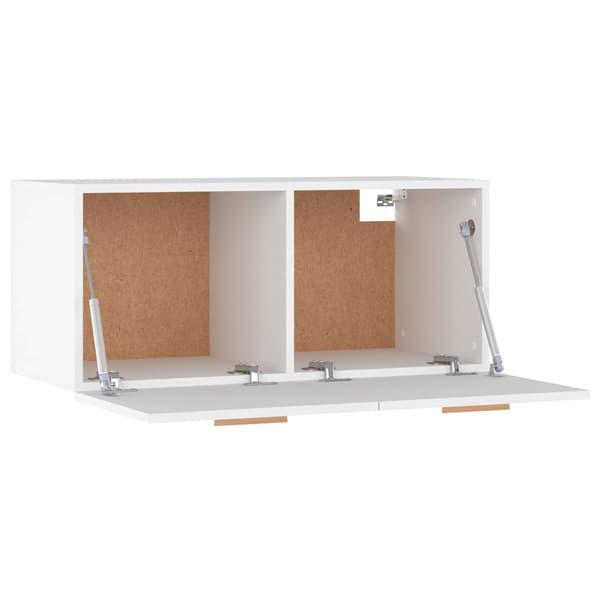 vidaXL Väggskåp vit 80x35x36,5 cm konstruerat trä Vit