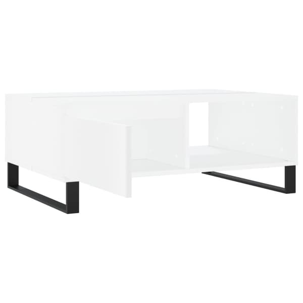 vidaXL Soffbord vit 90x60x35 cm konstruerat trä Vit