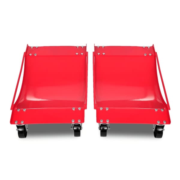 vidaXL Hjuldolly 2-pack Brun