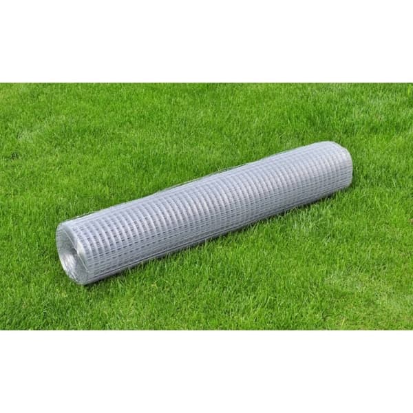 vidaXL Hönsnät galvaniserat stål 10x1 m silver Silver