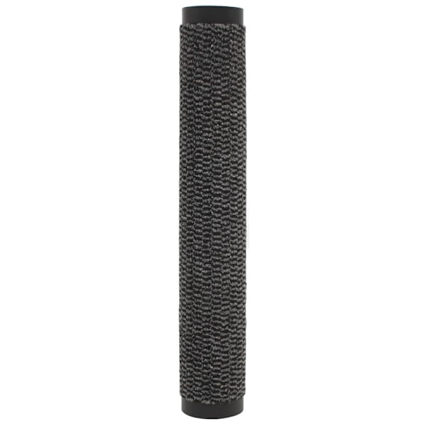 vidaXL Dörrmattor 2 st rektangulär tuftad 80x120 cm antracit Antracit
