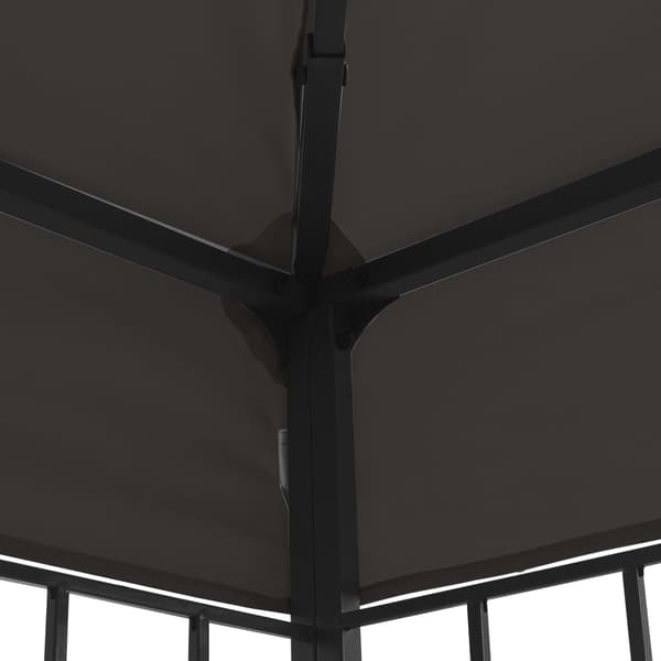 vidaXL Paviljong 3x3 m antracit Antracit