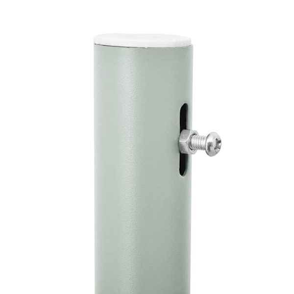 vidaXL Infällbar sidomarkis 140x600 cm gräddvit Creme