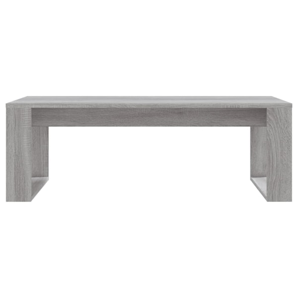 vidaXL Soffbord grå sonoma 102x50x35 cm konstruerat trä Grå