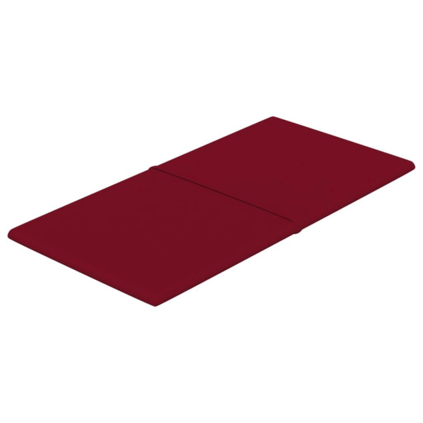 vidaXL Väggpaneler 12 st vinröd 60x30 cm sammet 2,16 m² Röd