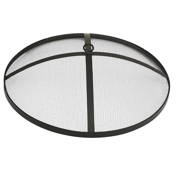 vidaXL 2-i-1 Eldstad grill och eldgaffel 59x59x60 cm rostfritt stål Silver