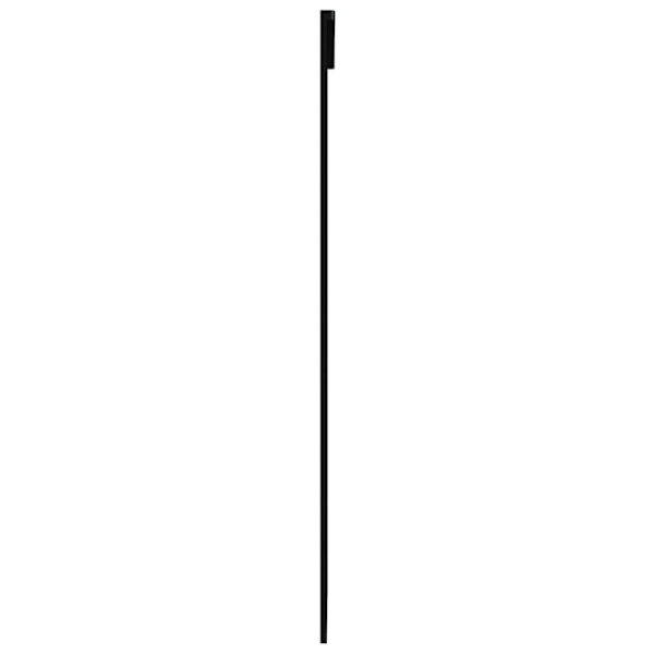 vidaXL Skjutdörr ESG-glas och aluminium 102x205 cm svart Svart