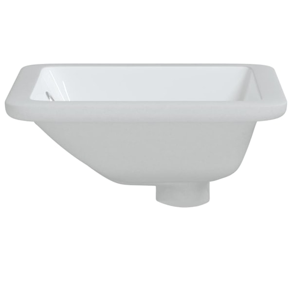 vidaXL Handfat vit 30,5x27x14 cm rektangulär keramik Vit
