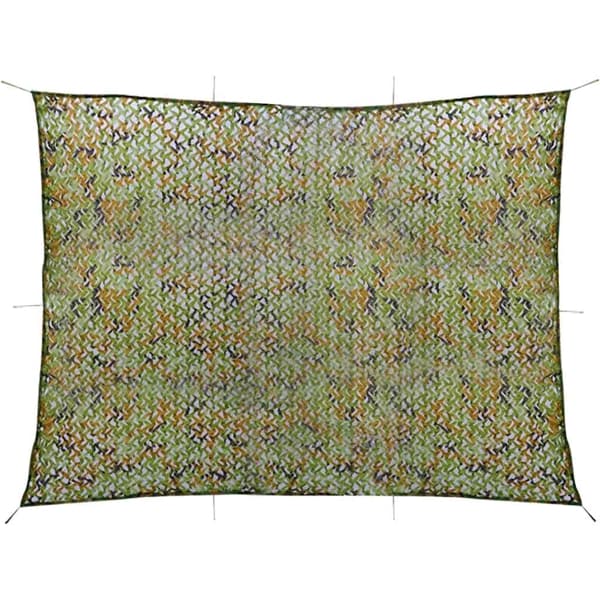 vidaXL Camouflagenät med förvaringsväska 3x4 m Grön