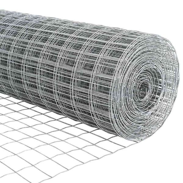 vidaXL Markfixerat Svetsat Stängsel 10 x 0,6 m (B x H) Silver