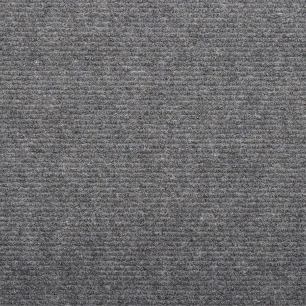 vidaXL Trappstegsmattor självhäftande 15 st 65x24,5x3,5 cm grå grå