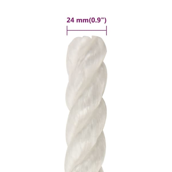 vidaXL Rep Vit 24 mm 50 m polypropylen Vit